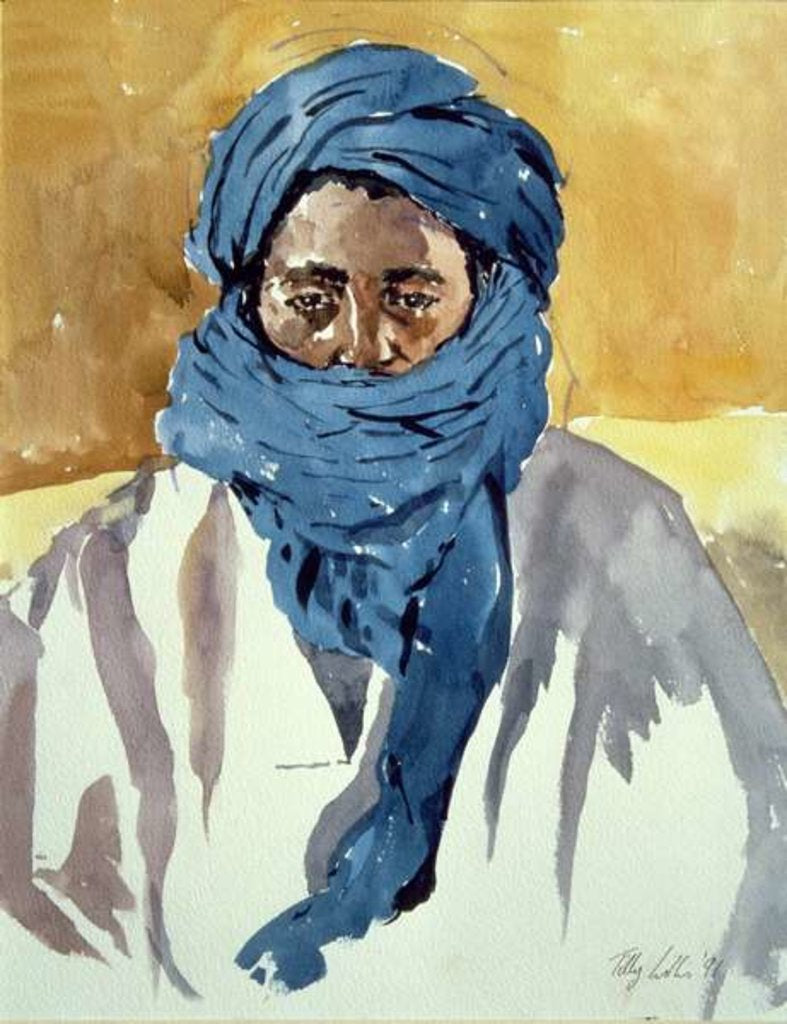 Detail of Tuareg Tribesman, Timbuctoo, 1991 by Tilly Willis