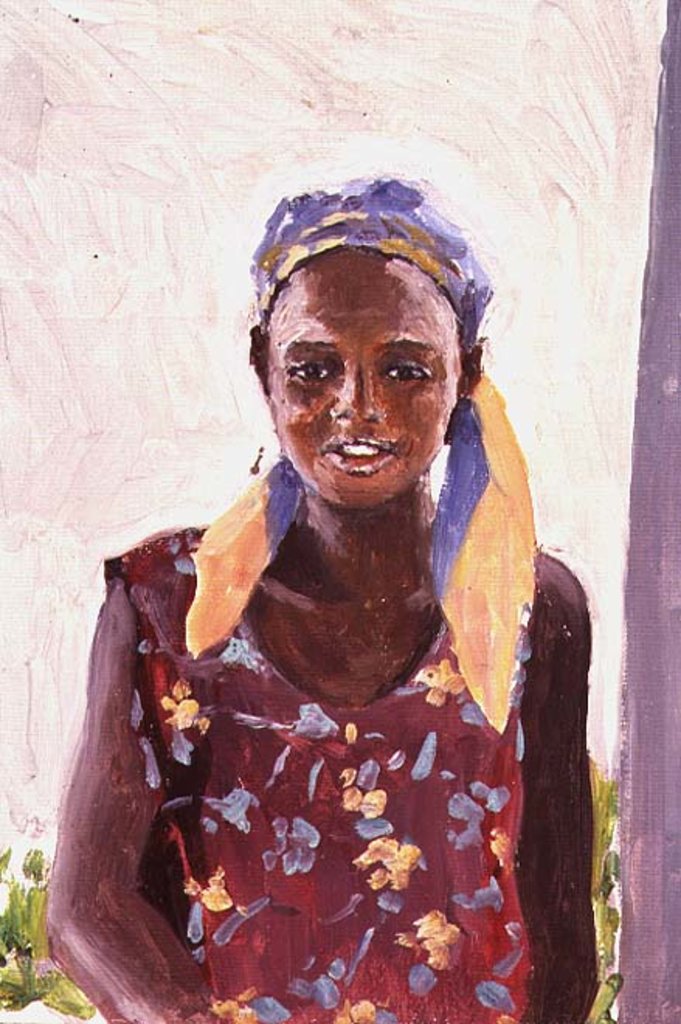 Detail of Malagasy Girl, 1989 by Tilly Willis