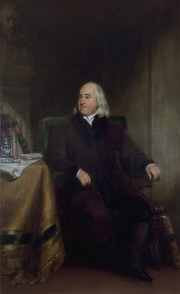 Detail of Jeremy Bentham, c.1829 by Henry William Pickersgill