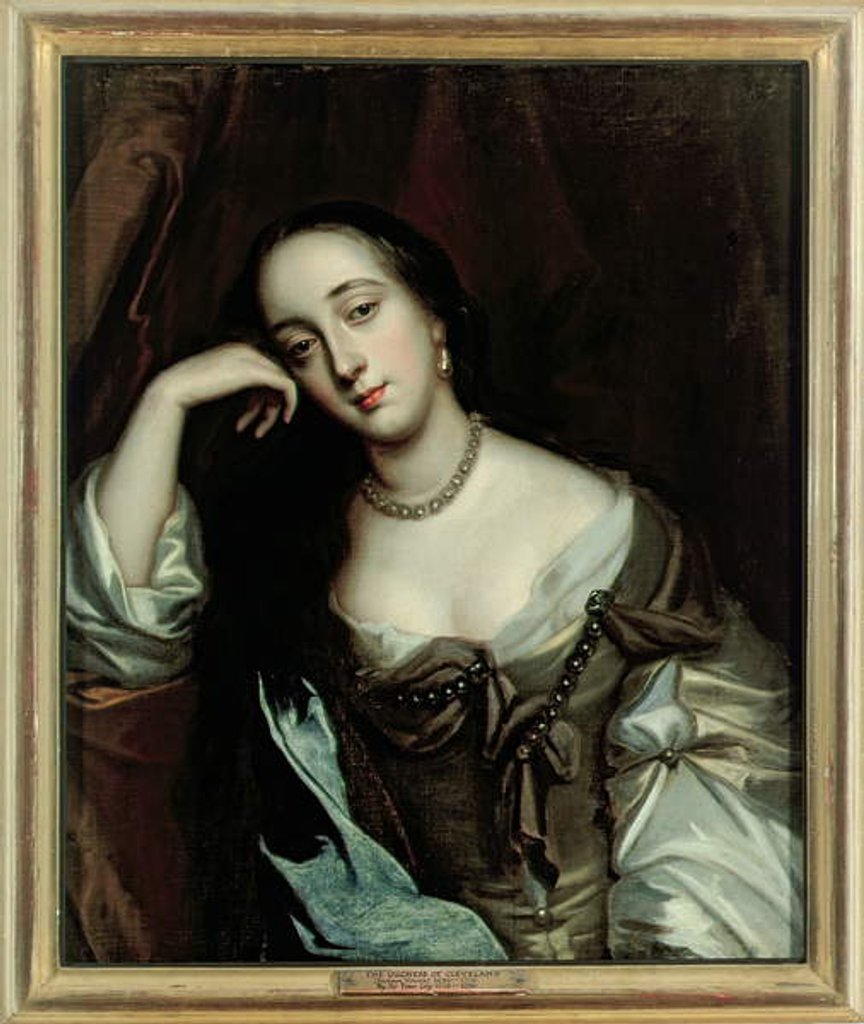 Detail of Barbara Villiers, Duchess of Cleveland by Peter Lely