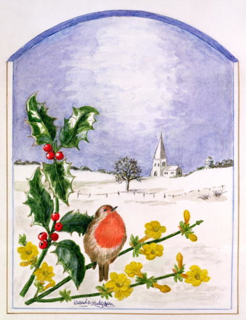 Detail of The Robin by Ursula Hodgson