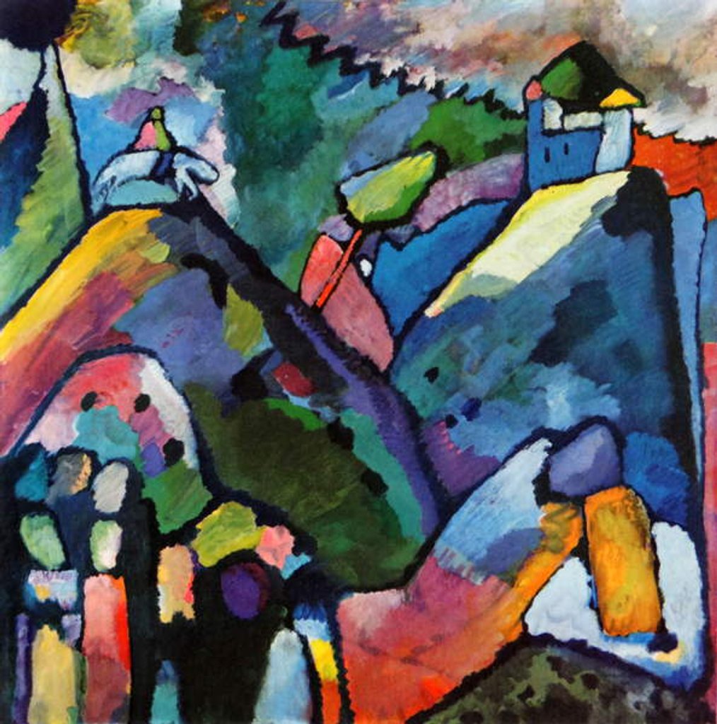 Detail of Improvisation 9, 1910 by Wassily Kandinsky
