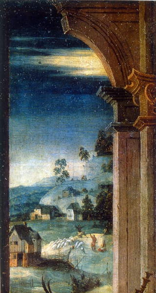 Detail of The Nativity 1550 by Ambrosius Benson