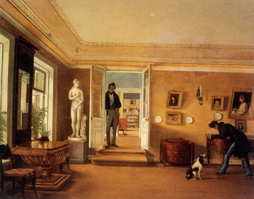 Detail of Russian interior by Kapiton Alekseevich Zelentsov