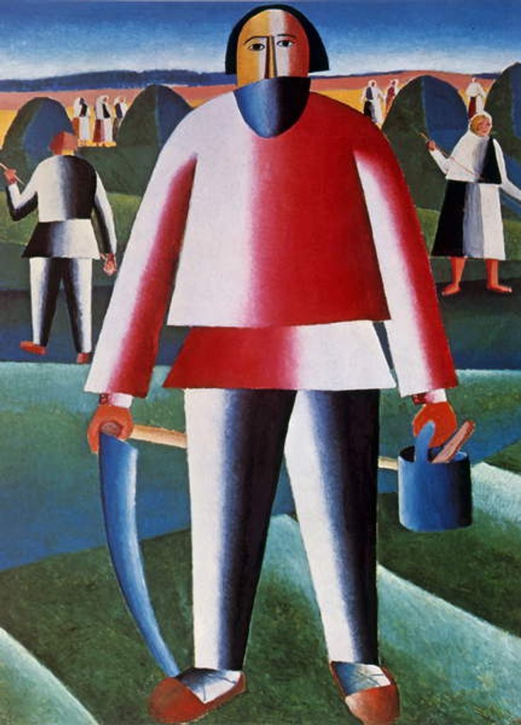 Detail of Haymaking, 1905 by Kazimir Severinovich Malevich
