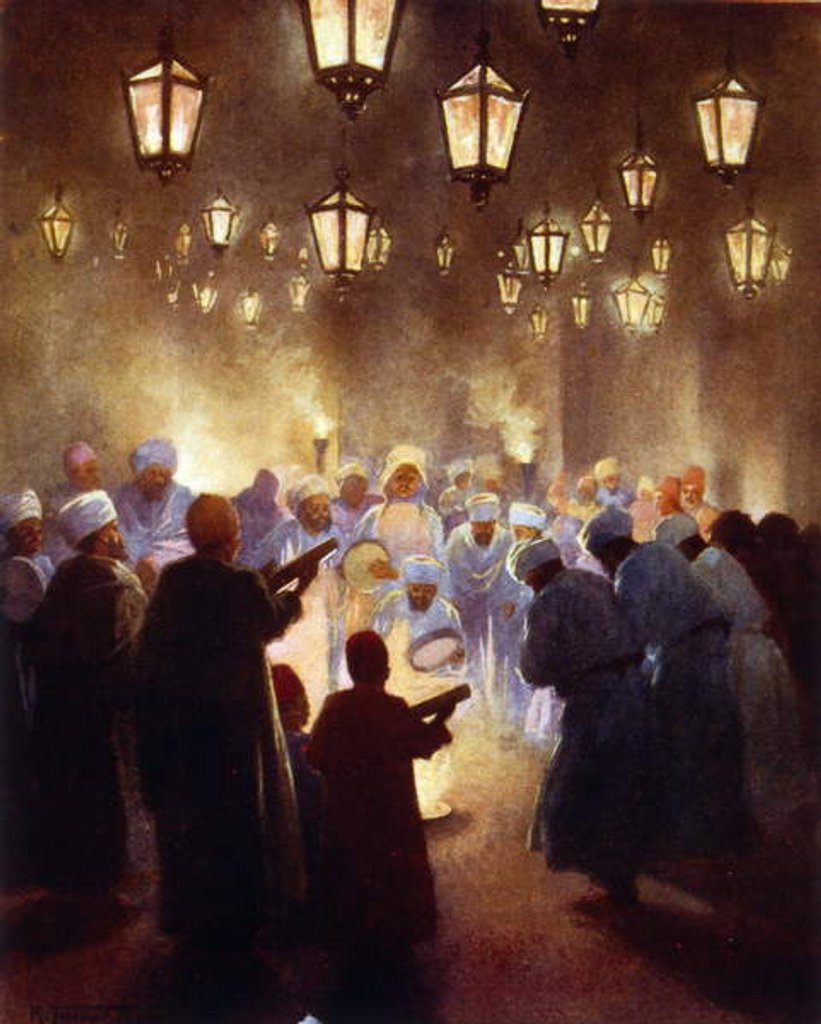 Detail of Festival in Egypt by Robert George Talbot Kelly