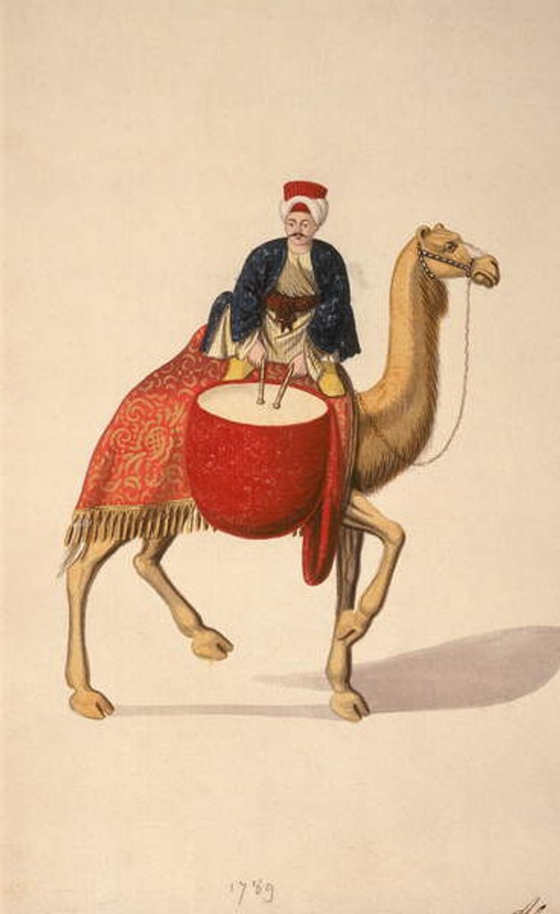 Detail of Kettle Drummer, Ottoman period, 1789 by French School