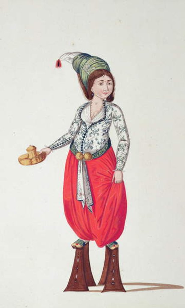 Detail of The Baths, Ottoman period, third quarter of 18th century by French School
