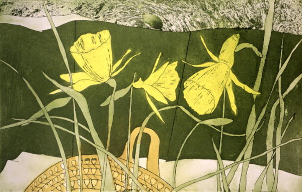 Detail of Daffodils by Valerie Daniel