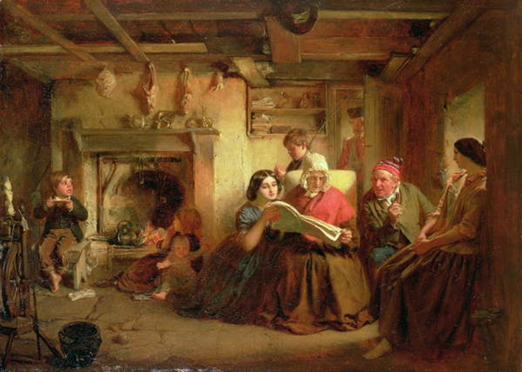 Detail of The Soldier's Return by Thomas Faed