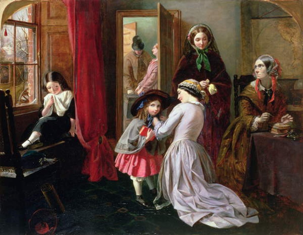 Detail of Home Thoughts, 1856 by Emily Mary Osborn