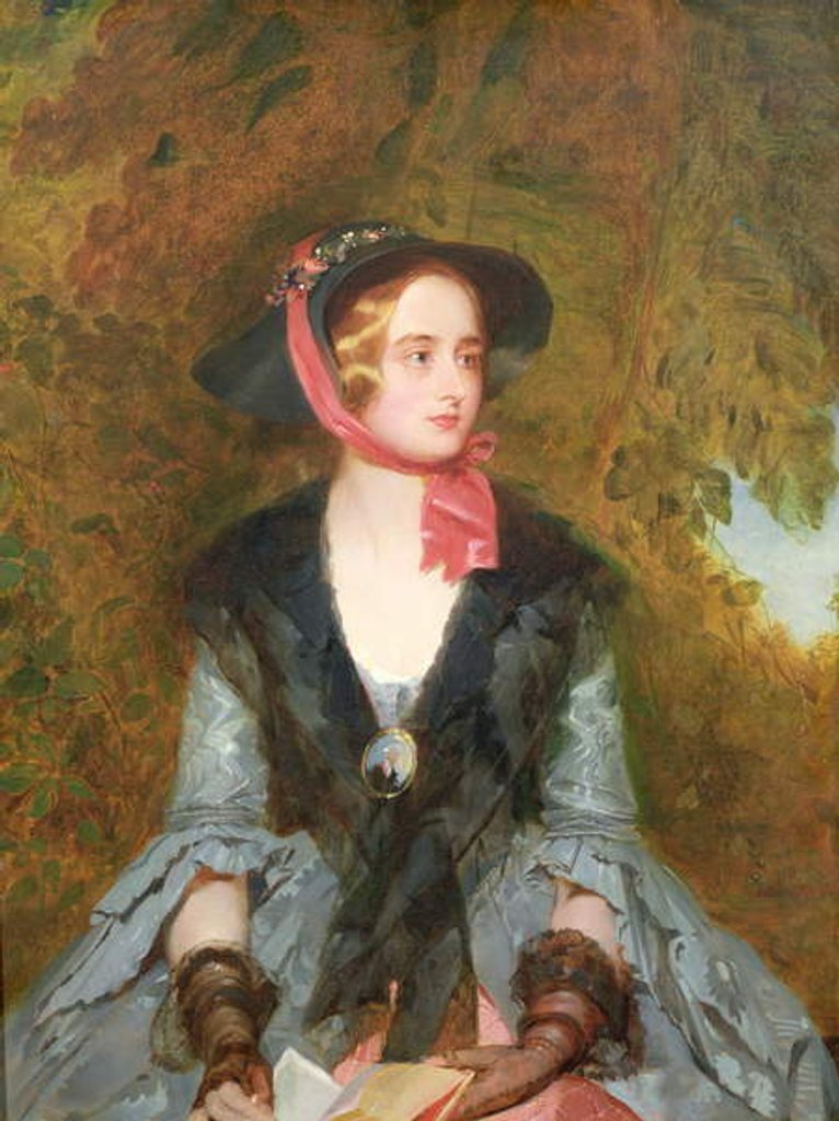 Detail of Rose Bradwardine, Heroine of 'Waverley' by Walter Scott 1854 by John Bostock