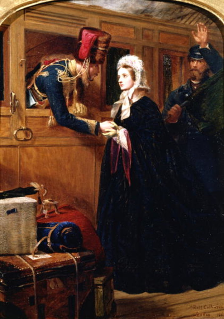 Detail of Recalled on Service, 1863 by Robert Collinson
