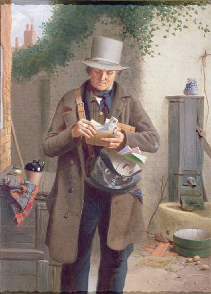 Detail of The Village Postman by William Edward Millner