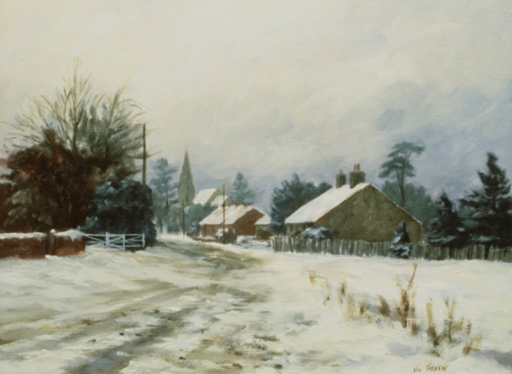 Detail of Higham, Winter '86 by Vic Trevett