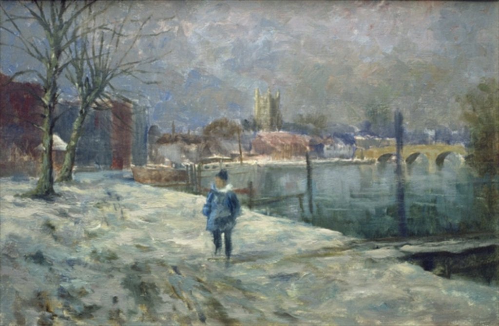 Detail of Henley-on-Thames, 1981 by Vic Trevett