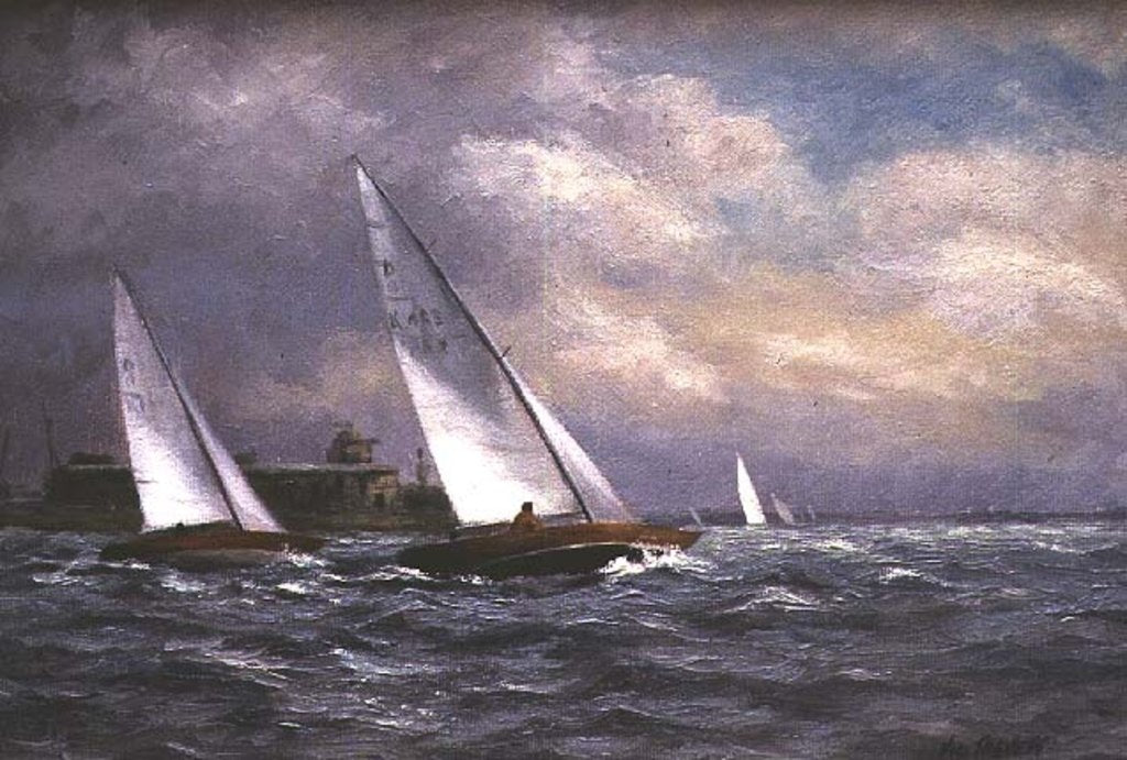 Detail of Dragons at Garrison Point by Vic Trevett