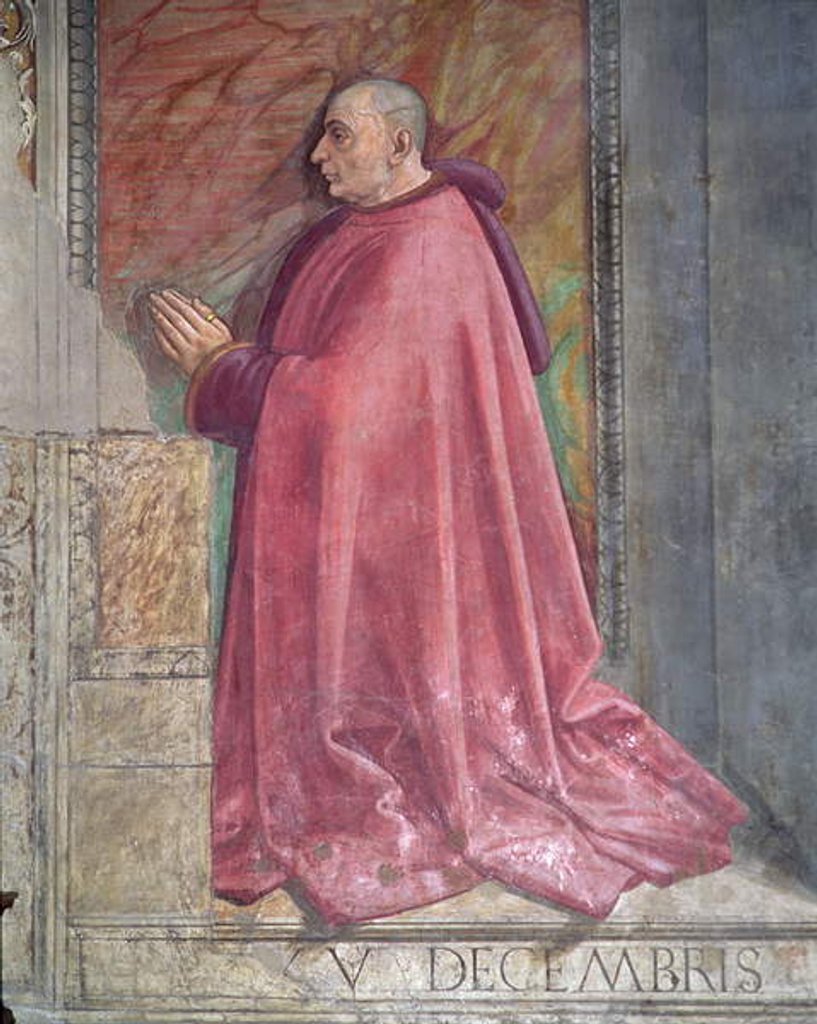 Detail of Portrait of Francesco Sassetti by Domenico Ghirlandaio
