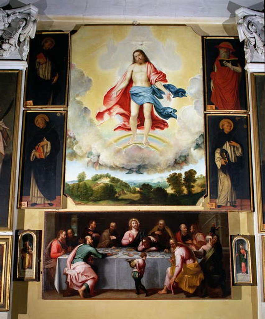 Detail of The Holy Trinity by Lorenzo Lotto