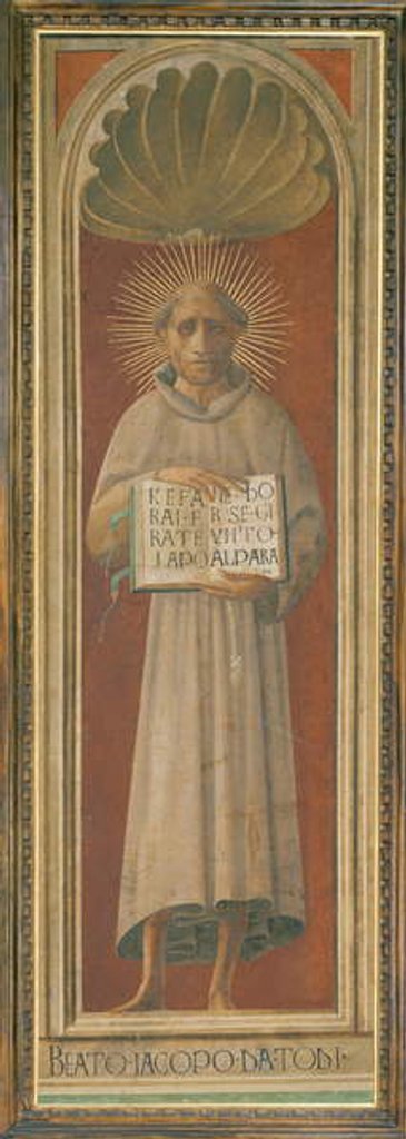 Detail of Beato Jacopone da Todi by Italian School