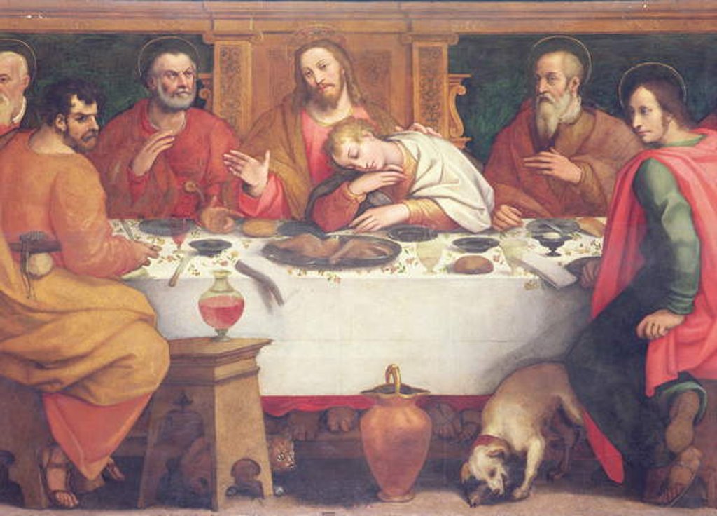 Detail of The Last Supper by Jan van der Straet