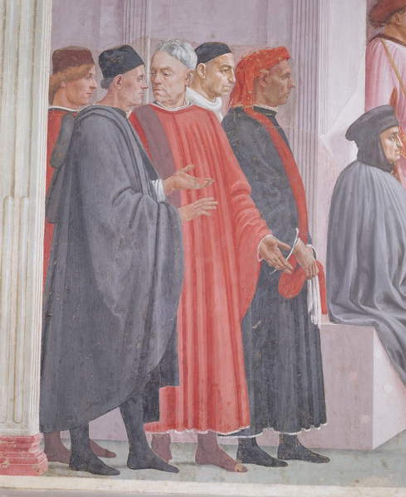 Detail of Detail from the Raising of the Son of Theophilus and St Peter Enthroned by Filippino Lippi