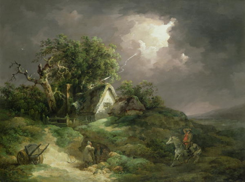 Detail of The Coming Storm, Isle of Wight, 1789 by George Morland