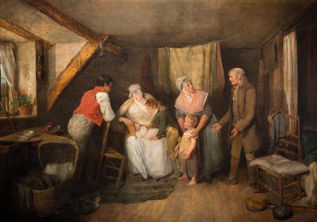 Detail of The Birth by Edward Bird