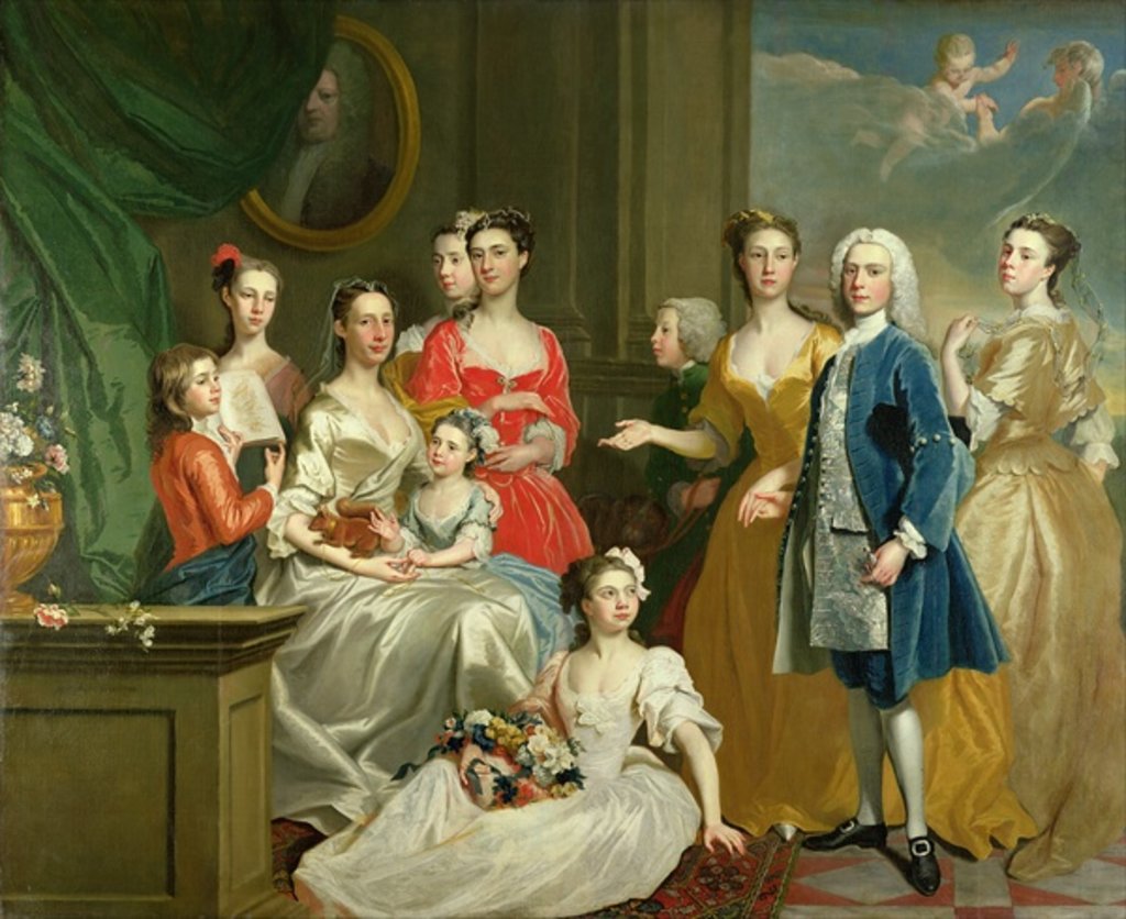 Detail of The Family of Eldred Lancelot-Lee, 1736 by Joseph Highmore