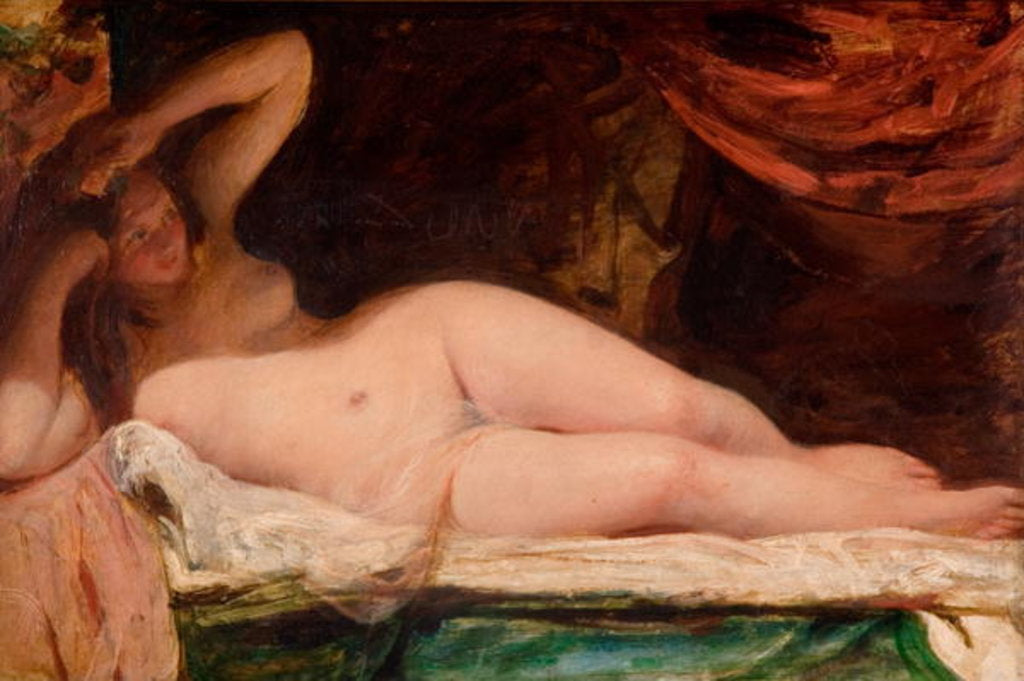 Detail of Reclining Nude by William Etty
