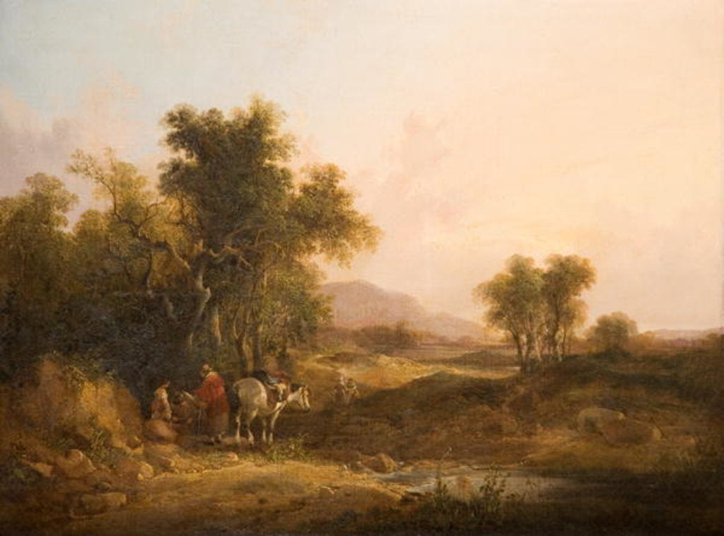Detail of Landscape by William Shayer
