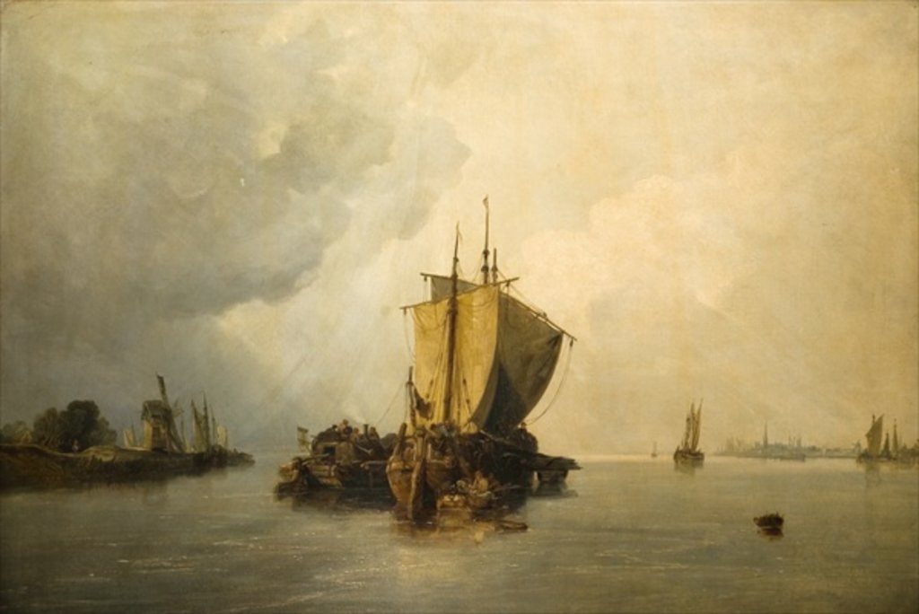 Detail of The Mouth of Sheldt, 1836 by William James Muller