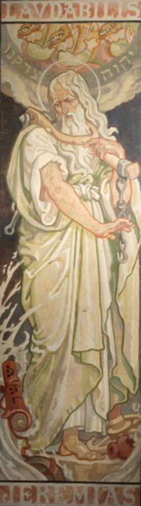 Detail of Prophets from the Old Testament: Jeremiah, c.1910 by Frederick James Sheilds