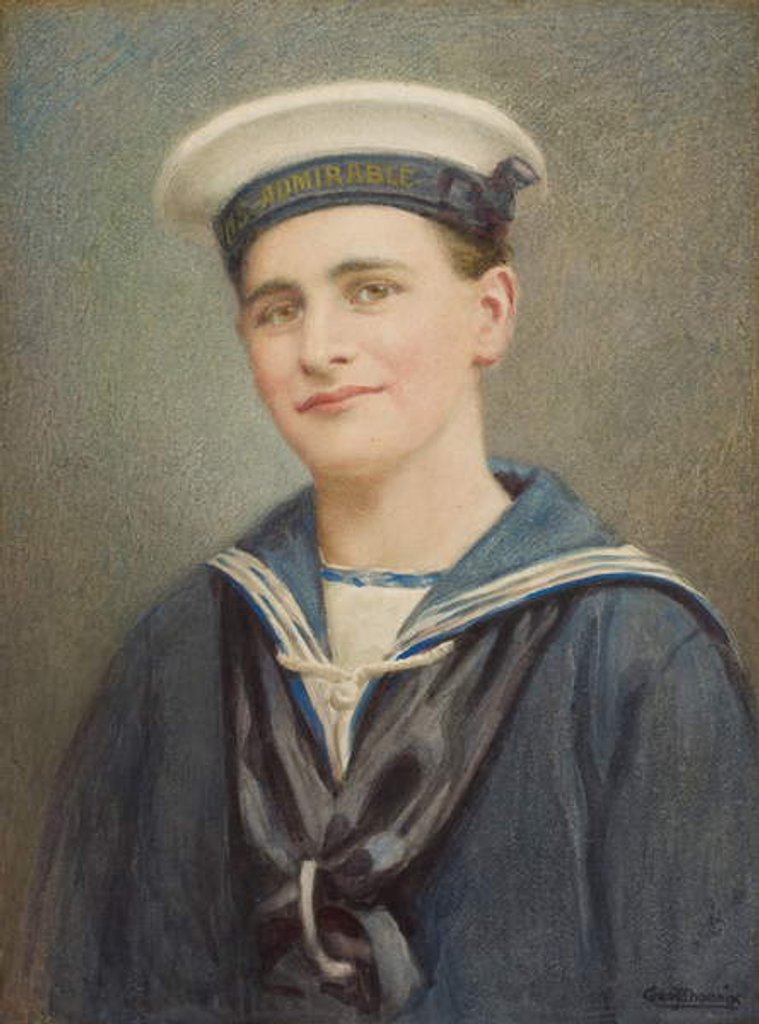 Detail of Portrait of a Sailor, c.1915-35 by George Phoenix
