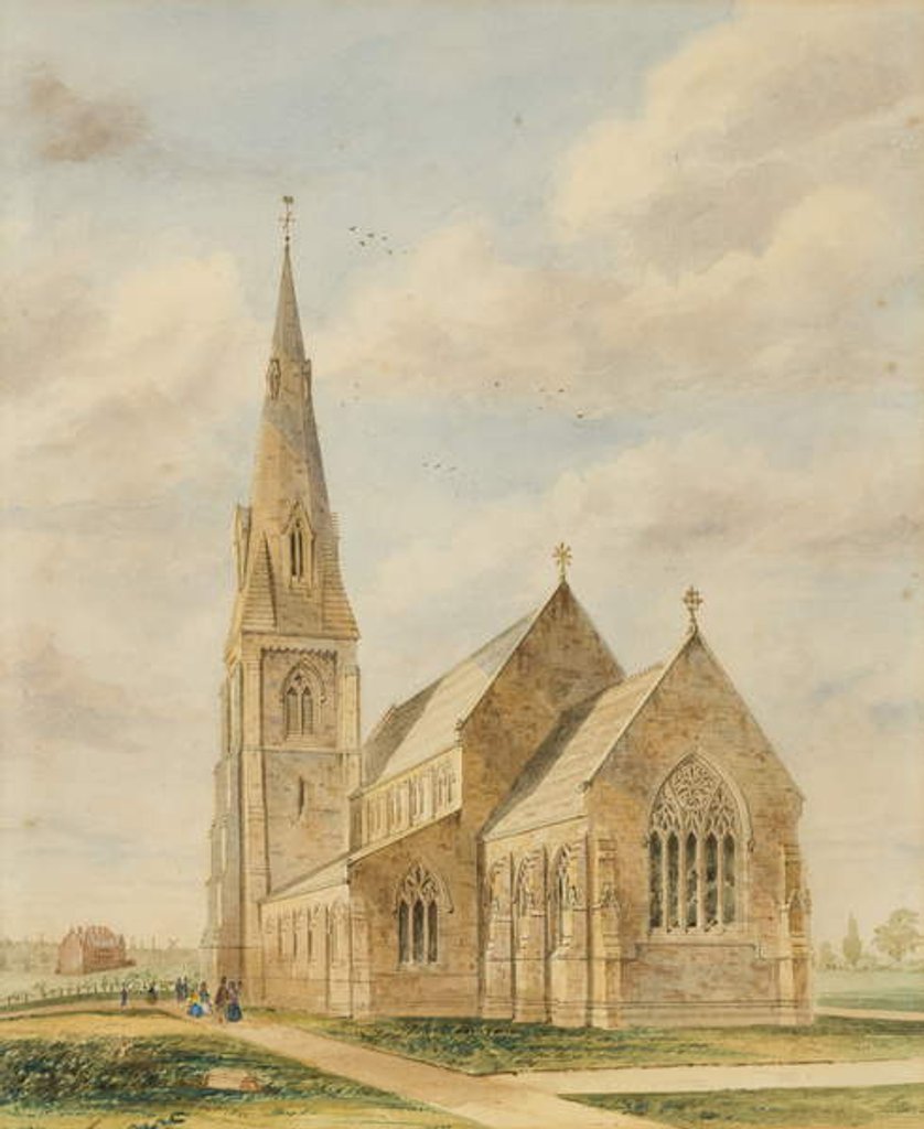 Detail of Heath Town Church by English School