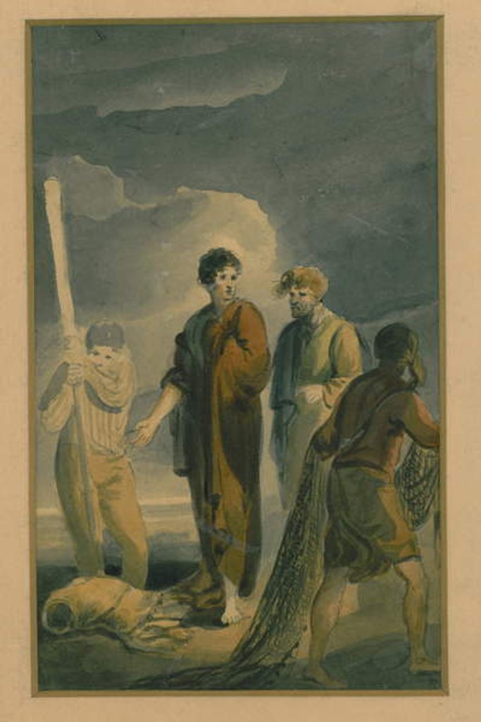 Detail of Scene from 'Pericles, Prince of Tyre', c.1790-1819 by Edward Bird