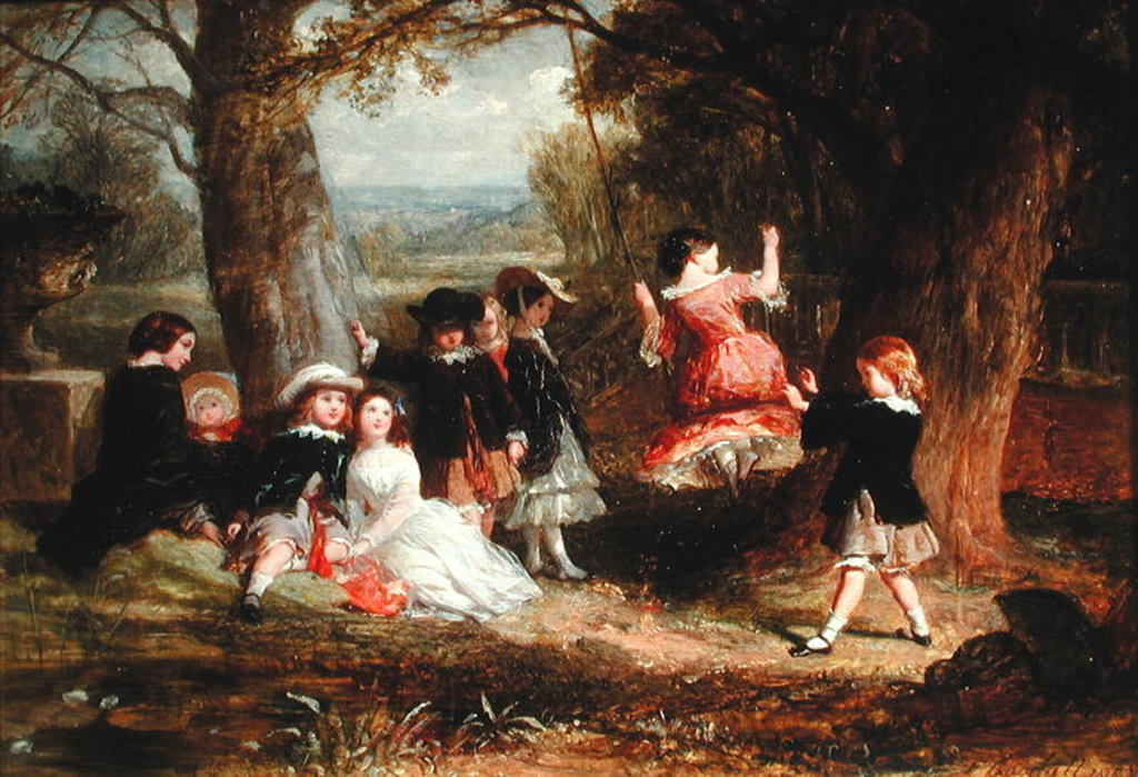 Detail of The Swing, 1853 by Frederick Goodall