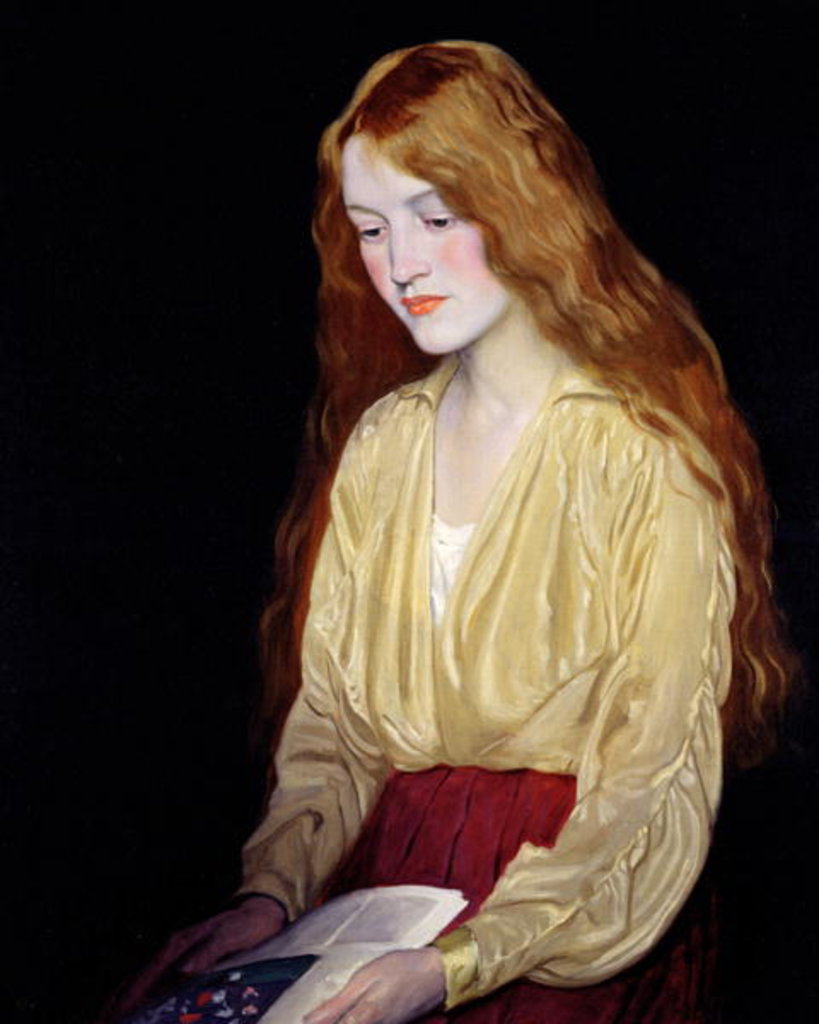 Detail of Cynthia, 1917 by William Strang