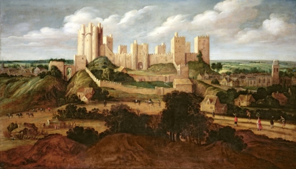 Detail of Pontefract Castle, c.1620-40 by Alexander Keirincx