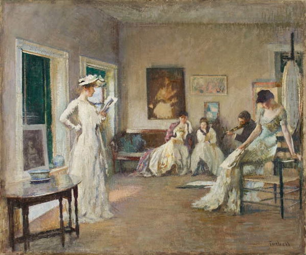 Detail of Rehearsal in the Studio by Edmund Charles Tarbell