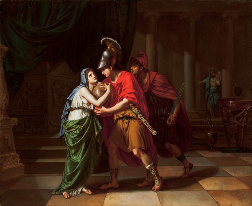 Detail of Electra Receiving the Ashes of her Brother, Orestes, 1826-27 by Jean Baptiste Joseph Wicar