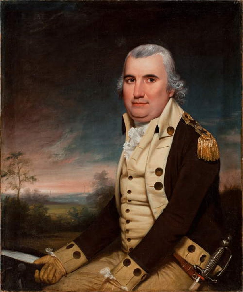 Detail of Portrait of General Charles C. Pinckney by James Earle