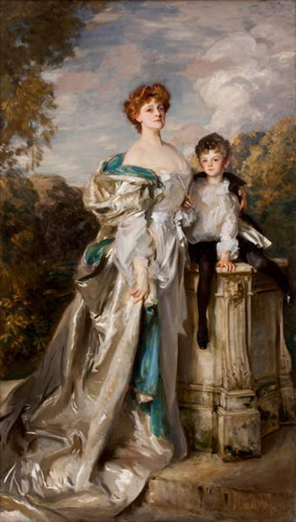 Detail of Lady Warwick and her Son, 1905 by John Singer Sargent