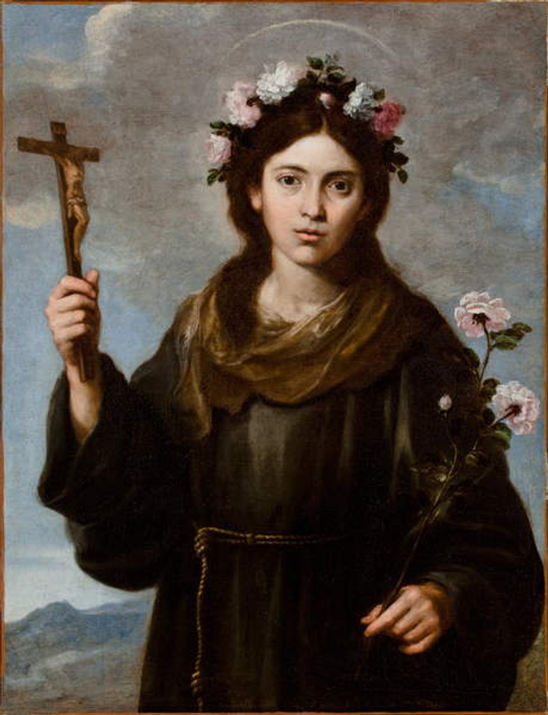 Detail of St Rosa of Viterbo by Bartolome Esteban Murillo