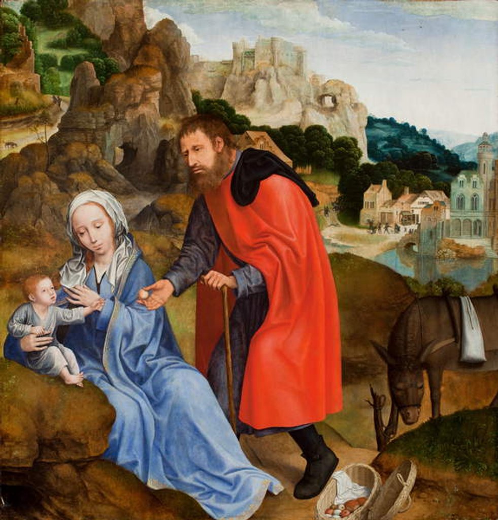 Detail of The Rest on the Flight into Egypt, c.1509-13 by Quentin Massys or Matsys
