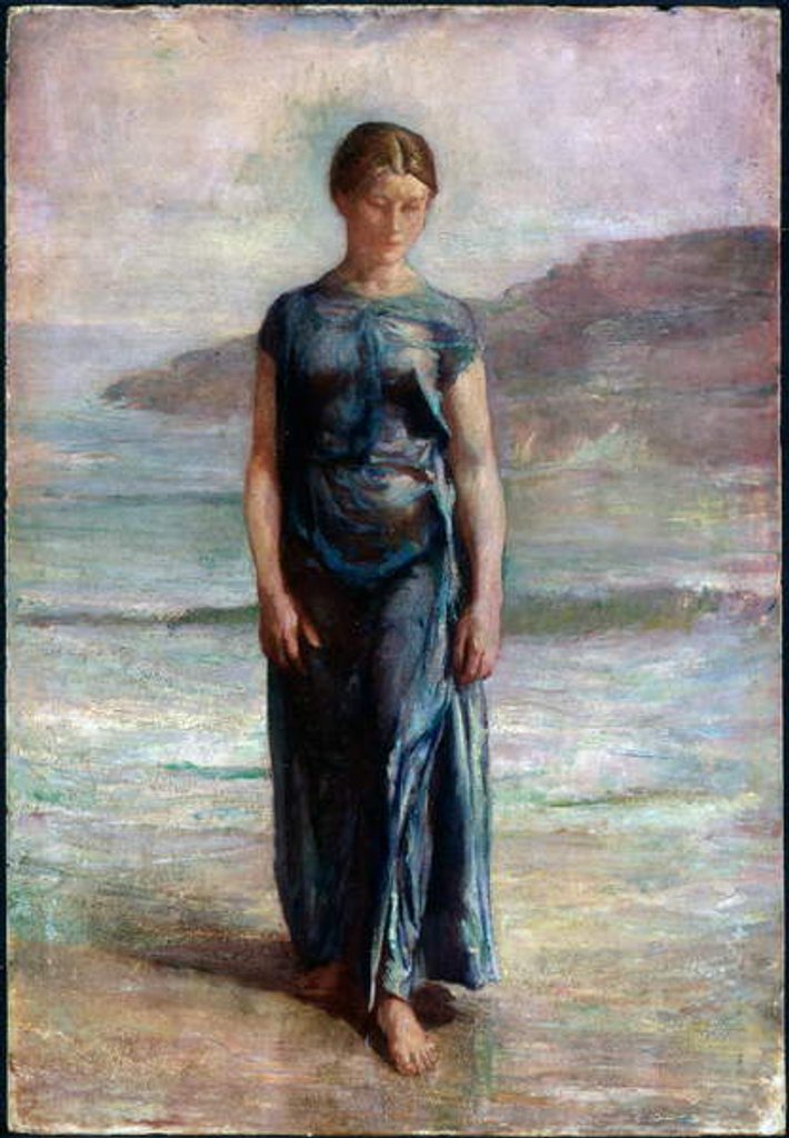 Detail of Woman Bathing by John La Farge or Lafarge