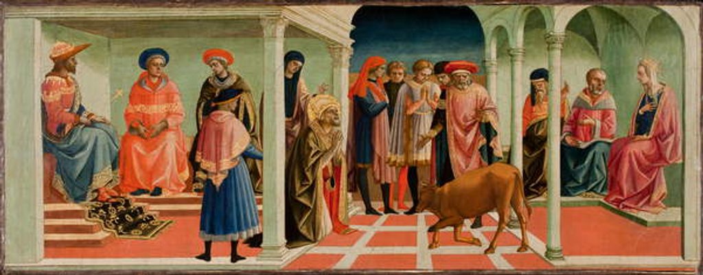 Detail of A Miracle of St. Sylvester, 1450s by Francesco di Stefano Pesellino
