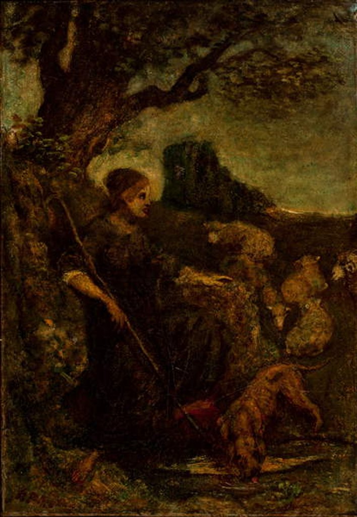 Detail of Joan of Arc by Albert Pinkham Ryder