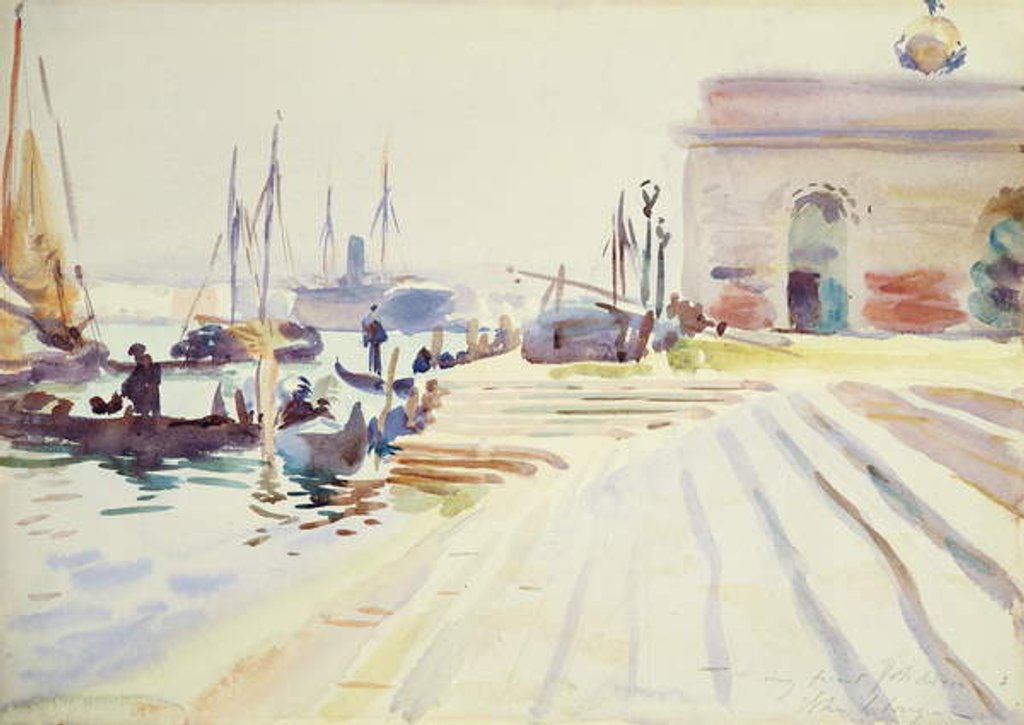 Detail of Venice by John Singer Sargent