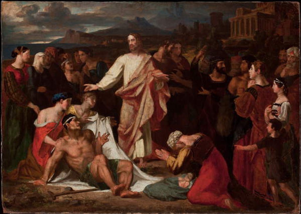 Detail of Christ Healing the Sick by Washington Allston